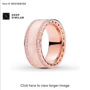 Authentic Pandora Rose Gold Ring